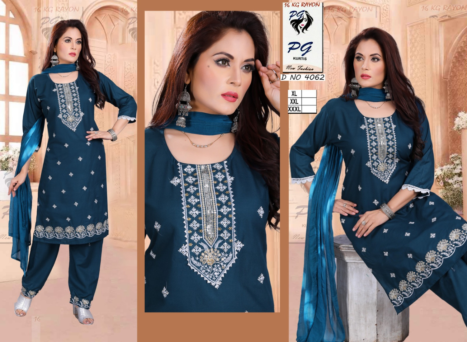 TOP AND BOTTOM WITH DUPATTA SET