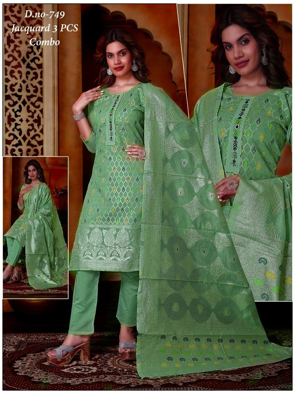 TOP AND BOTTOM WITH DUPATTA SET