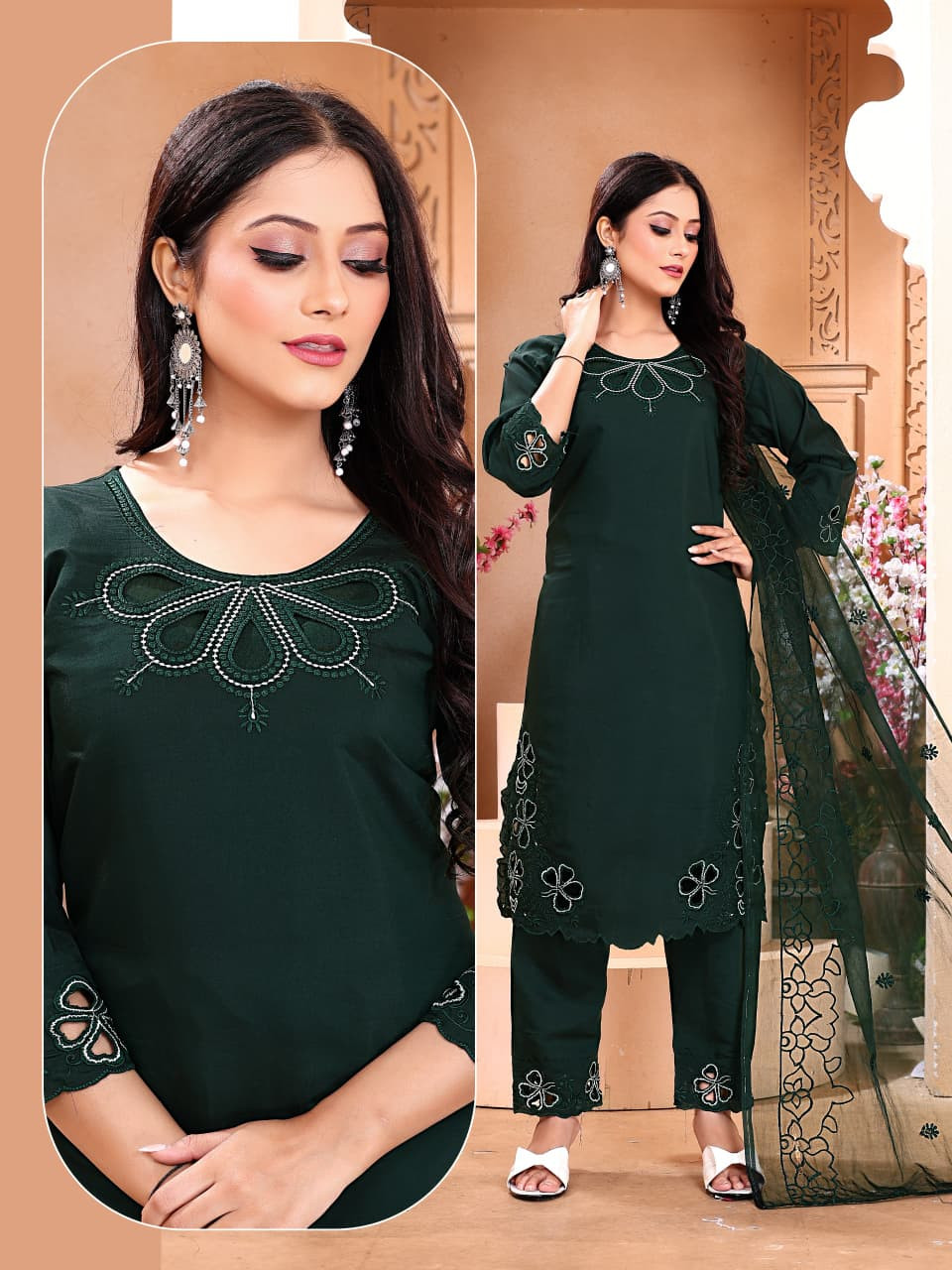 TOP AND BOTTOM WITH DUPATTA SET