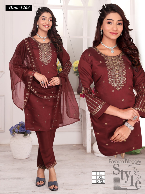 TOP AND BOTTOM WITH DUPATTA SET