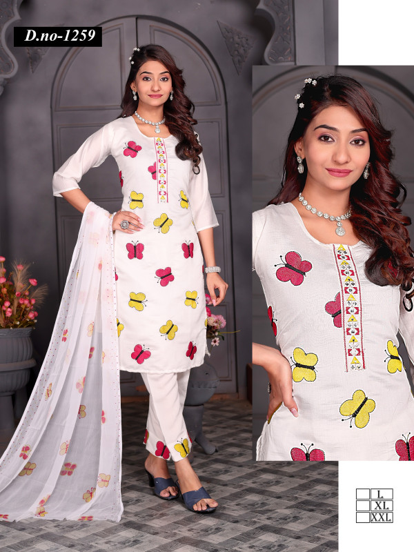 TOP AND BOTTOM WITH DUPATTA SET