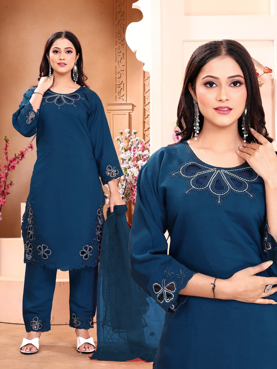 TOP AND BOTTOM WITH DUPATTA SET