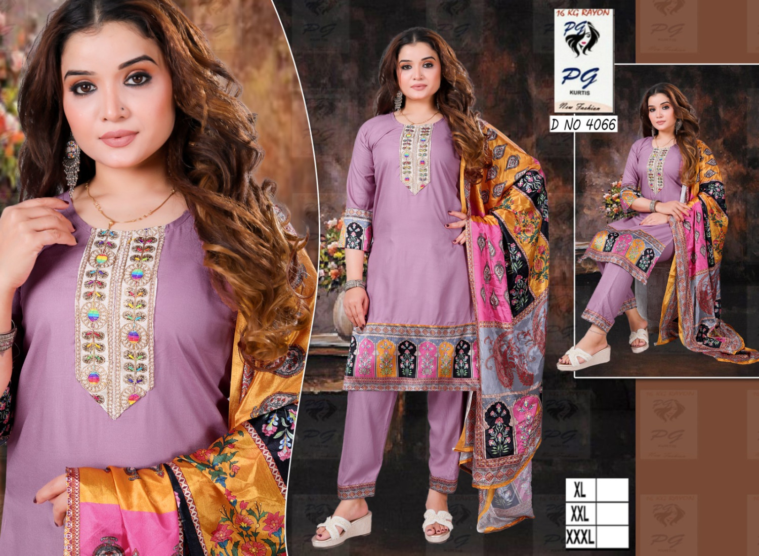 TOP AND BOTTOM WITH DUPATTA SET